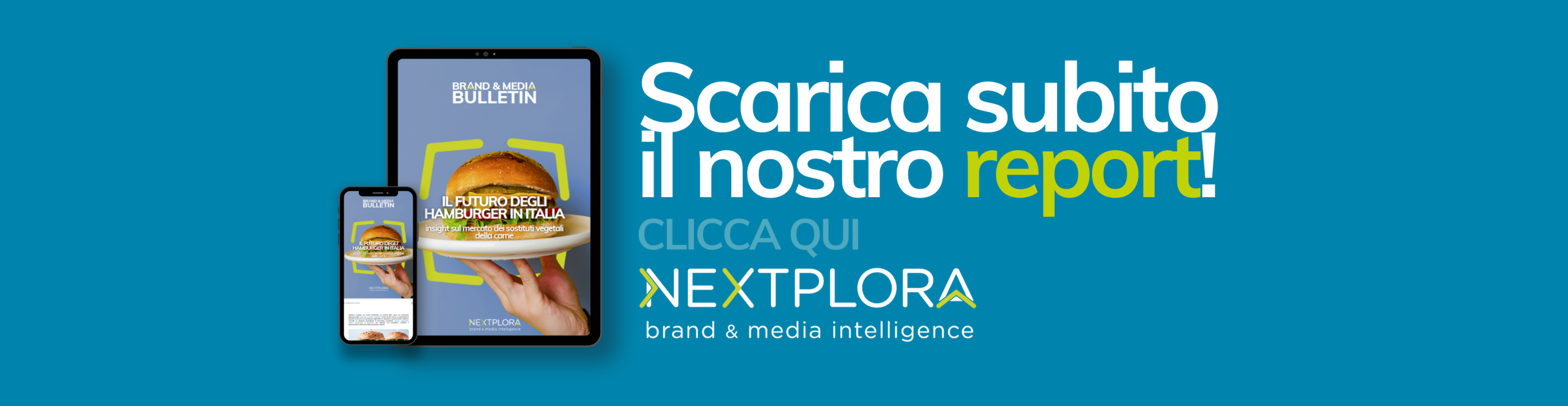 Scarica subito il report su hamburger vegetali!